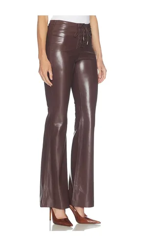 PANTALON BOOTCUT À LACETS EN IMITATION CUIR RAVYN en . Taille 10. Also en 2, 4, 6, 8 - Alice + Olivia - Modalova