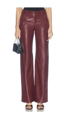 PANTALON DROIT SLIM EN CUIR VÉGÉTALIEN ALEXANDER en . Taille 0. Also en 10 - Alice + Olivia - Modalova