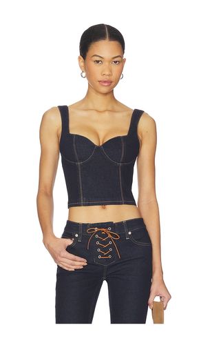 Ava Sweetheart Denim Bustier en . Taille 6. Also en 8 - Alice + Olivia - Modalova