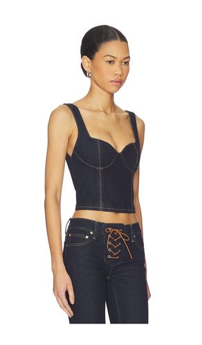 Ava Sweetheart Denim Bustier en . Taille 6. Also en 8 - Alice + Olivia - Modalova