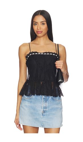 Alessia Lace Ruffle Crop Top en . Taille 0. Also en 4 - Alice + Olivia - Modalova