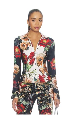 TOP AJUSTÉ BOUTONNÉ FREYA en . Taille M. Also en S, XS - Alice + Olivia - Modalova