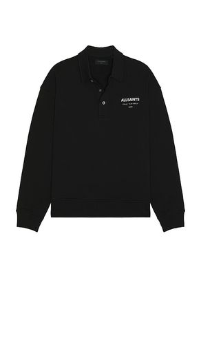 Underground Long Sleeve Polo Shirt in . Size M, S, XL/1X - ALLSAINTS - Modalova
