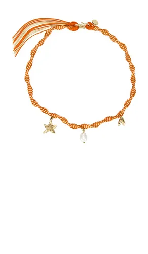 Calypso Macrame Charm Necklace in - Alemais - Modalova