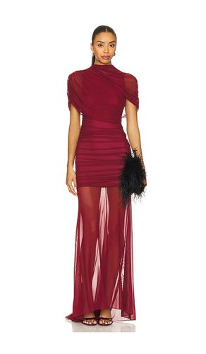 ROBE LONGUE AVEC MAILLE MESH EVIANNA en . Taille L. Also en S, XL, XS - Amanda Uprichard - Modalova