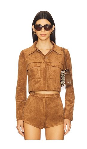 BLOUSON EN DAIM LUCAS en . Taille L. Also en M, S, XL - Amanda Uprichard - Modalova