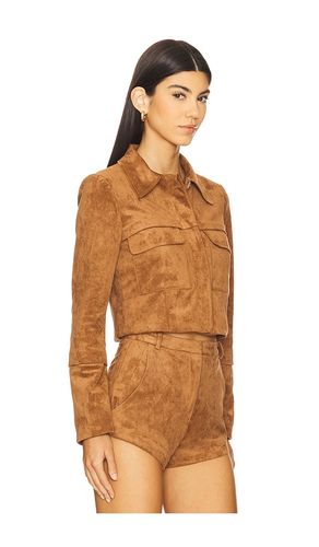 BLOUSON EN DAIM LUCAS en . Taille L. Also en M, S, XL - Amanda Uprichard - Modalova