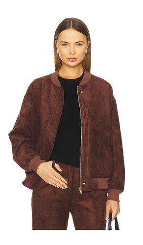 BLOUSON BOMBER EN DAIM VERO en . Taille L. Also en S, XS - Amanda Uprichard - Modalova