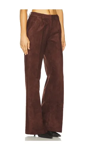 PANTALON EN DAIM SLATER en . Taille M. Also en S - Amanda Uprichard - Modalova