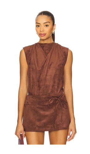 TOP EN DAIM FREYA en . Taille M. Also en XL, XS - Amanda Uprichard - Modalova