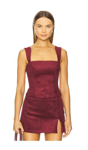 Ceronne Suede Top en . Taille L. Also en M, S, XS - Amanda Uprichard - Modalova