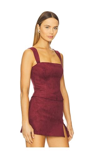 Ceronne Suede Top en . Taille L. Also en M, S, XS - Amanda Uprichard - Modalova
