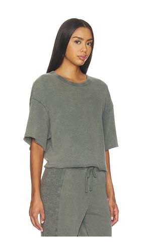 T-SHIRT CROPPED MANCHES COURTES BEPOW en . Taille L. Also en M, S - American Vintage - Modalova