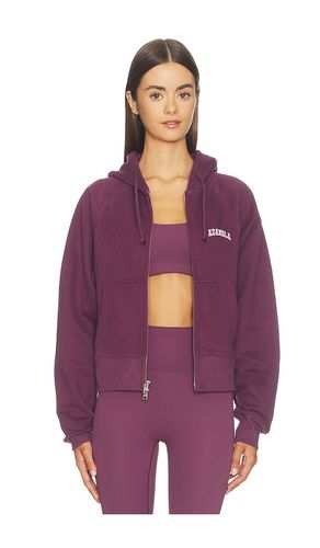 Rib Panel Zip-up Hoodie en . Taille L. Also en M, S, XL, XS - Adanola - Modalova