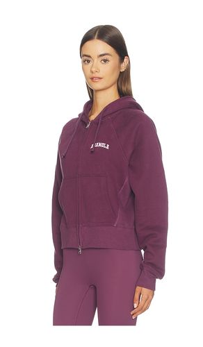 Rib Panel Zip-up Hoodie en . Taille L. Also en M, S, XL, XS - Adanola - Modalova