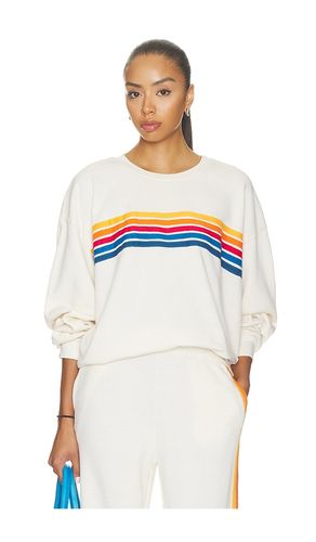 SWEAT RELAXED 5 STRIPE en . Taille M. Also en S, XL/1X, XS - Aviator Nation - Modalova