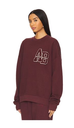 SWEAT OVERSIZED MILES LETTERMAN en . Taille L. Also en S - ANINE BING - Modalova