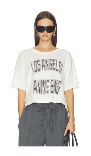 Johnny Cropped Tee in . Size L. Also in M, S, XS - ANINE BING - Modalova