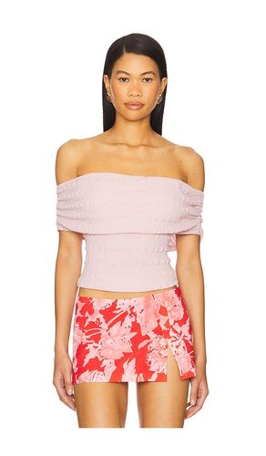 Off Shoulder Textured Knit Top in . Size M, S, XS - ASTR the Label - Modalova