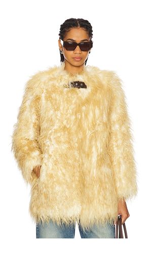 MANTEAU COURT PETRA FAUX MONGOLIAN FUR en . Taille M. Also en L, XS - Apparis - Modalova