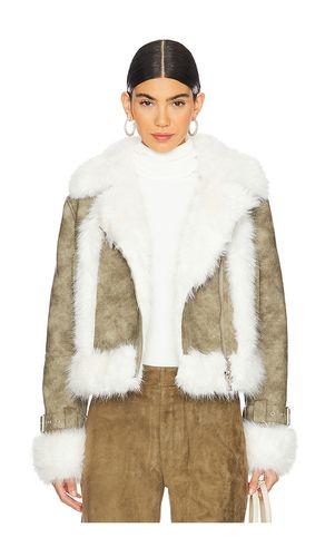 Jay Distressed Bonded Coat in . Size S, XS, XXL - Apparis - Modalova