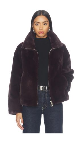 BLOUSON BOMBER IMITATION FOURRURE BROOKS en . Taille M. Also en S, XS, XXS - Apparis - Modalova
