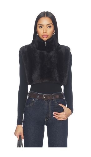 Jamie Faux Mink Dickey en Noir en - Apparis - Modalova
