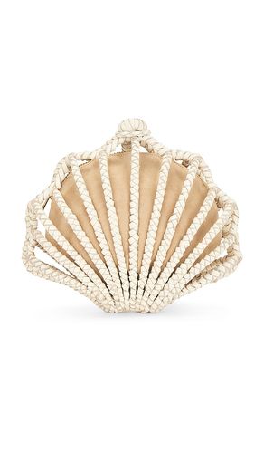 Oskola Leather Clutch in - Aranaz - Modalova
