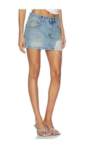 JUPE CRYSTAL FRAY DENIM MINI en . Taille 25. Also en 26, 27 - AREA - Modalova