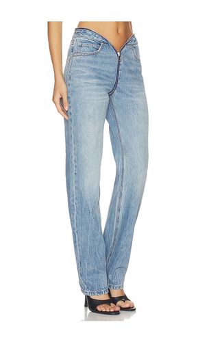 Dipped V Zip Waistband Straight Leg Jeans en . Taille 26. Also en 29 - Alexander Wang - Modalova