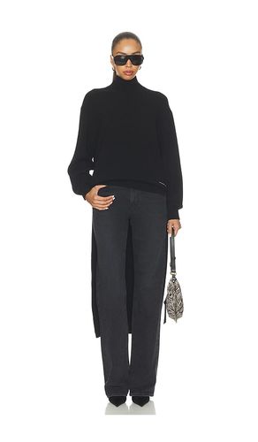 PULL LONG SLEEVE TURTLENECK W/ HIGH LOW HEM en . Taille L. Also en S, XS - Alexander Wang - Modalova