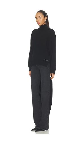PULL LONG SLEEVE TURTLENECK W/ HIGH LOW HEM en . Taille XS. Also en S, L - Alexander Wang - Modalova
