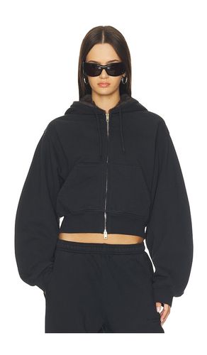 SWEAT À CAPUCHE ZIP-UP W/ FAUX FUR HOOD en . Taille M. Also en S, XS - Alexander Wang - Modalova