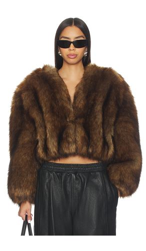 BLOUSON FAUX FUR CROPPED en . Taille S. Also en XS - Alexander Wang - Modalova