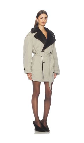MANTEAU OVERSIZED TRENCH W/ FAUX FUR LINING en . Taille S. Also en M, L - Alexander Wang - Modalova