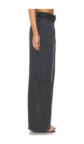PANTALON SWEAT PRESTYLED SLASHED WITH DENIM WAISTBAND en . Taille 26. Also en 28 - Alexander Wang - Modalova