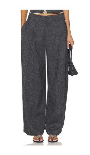 PANTALON MID-RISE TAILORED W/ EMBELLISHED CHAIN en . Taille 0. Also en 4, 6 - Alexander Wang - Modalova