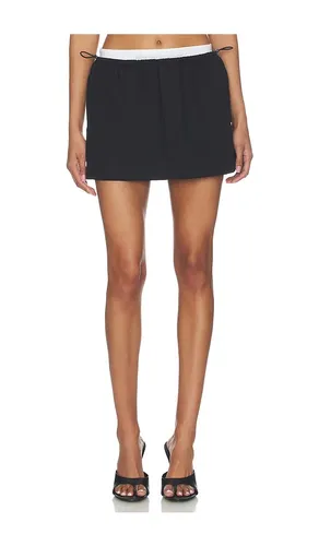 JUPE MID RISE MINI LOGO ELASTIC en . Taille L. Also en M, S - Alexander Wang - Modalova