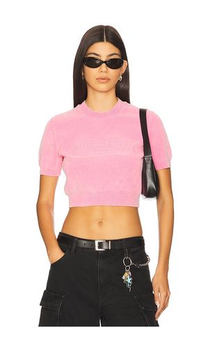 Crewneck Tee With Embossed Logo en . Taille L. Also en M, S, XS - Alexander Wang - Modalova