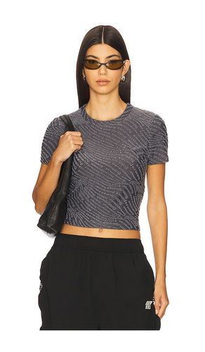 Jacquard Logo Baby Tee en . Taille M. Also en S, XS - Alexander Wang - Modalova