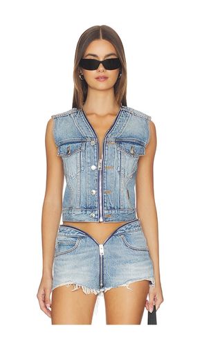 Dipped V Trucker Vest in . Size M. Also in S, XS - Alexander Wang - Modalova