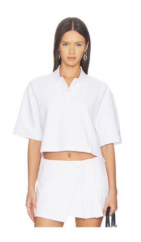 Oversized High Low Polo Top in . Size L. Also in M, S, XS - Alexander Wang - Modalova