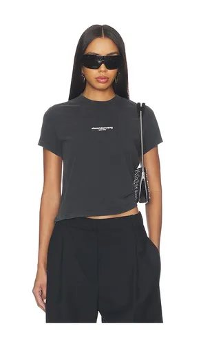 Shrunken Tee With Logo Print in . Size L. Also in - Alexander Wang - Modalova
