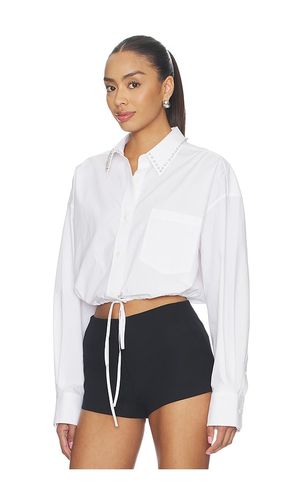 CHEMISE WRAP WITH CRYSTAL STUD COLLAR en . Taille S. Also en XS - Alexander Wang - Modalova