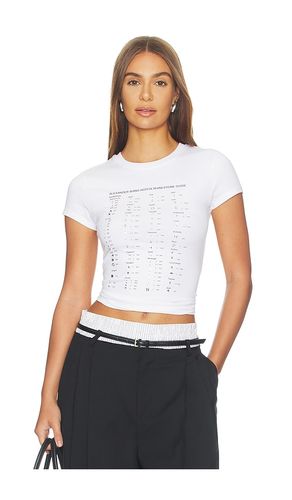 T-SHIRT FITTED WITH HOTFIX CARD GRAPHIC en . Taille XS. Also en S, M, L - Alexander Wang - Modalova