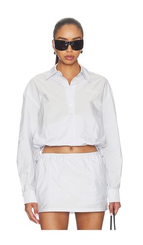 Cropped Shirt With Bungee Hem in . Size L. Also in M, XS - Alexander Wang - Modalova
