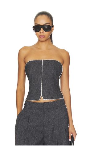 TOP STRAPLESS BUSTIER W/ EMBELLISHED CHAIN en . Taille 0. Also en 2, 4 - Alexander Wang - Modalova