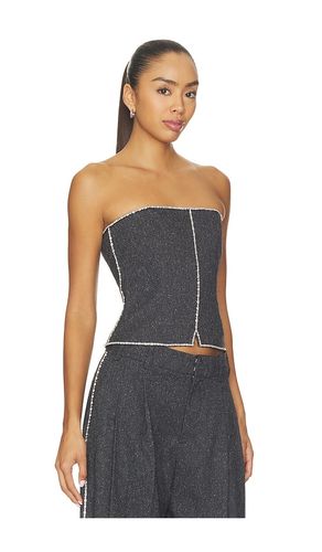 TOP STRAPLESS BUSTIER W/ EMBELLISHED CHAIN en . Taille 0. Also en 2, 4 - Alexander Wang - Modalova