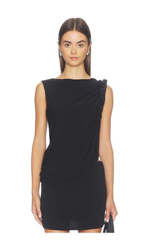 TOP SLEEVELESS W/ HOTFIX TWIST DRAPE en . Taille M. Also en S, XS - Alexander Wang - Modalova