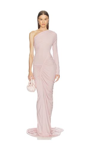 ROBE LONGUE À UNE MANCHE FRONCÉE en . Taille 34/0. Also en 40/6 - Atlein - Modalova